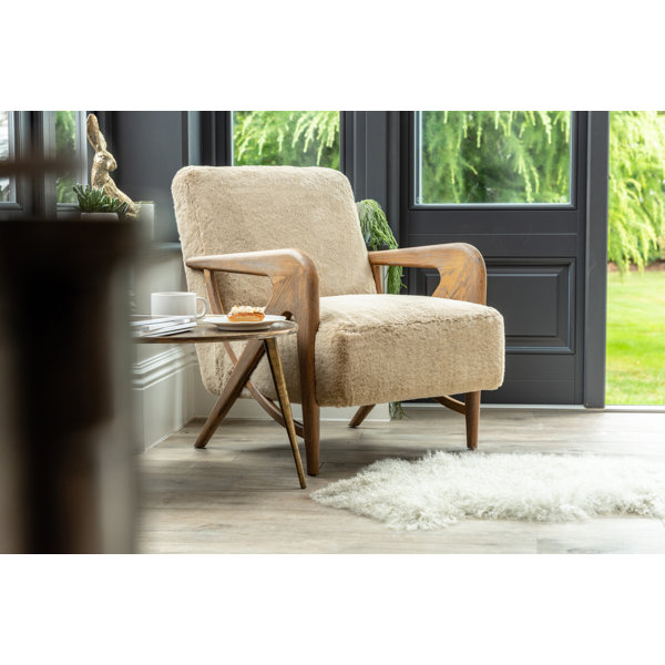 Esters wood deals arm chair